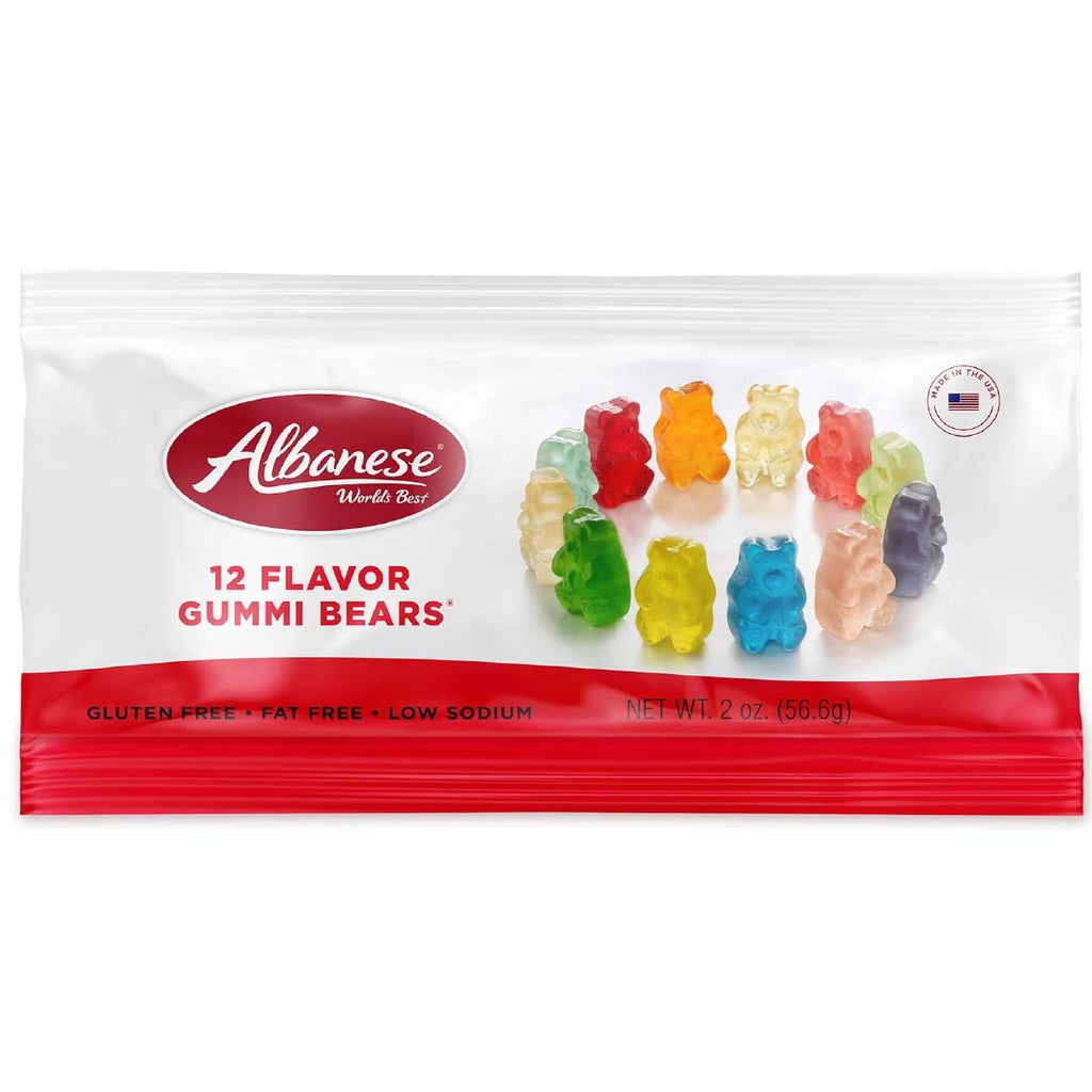 12 Flavor Gummi Bears 56.6g. Display 12uni