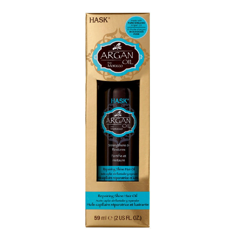Hask Argan Oil Repairing Shine Hair Oil 2 oz.