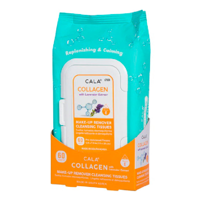Collagen Make-Up Remover Cleansing Tissues (60 Sheets/Pk)