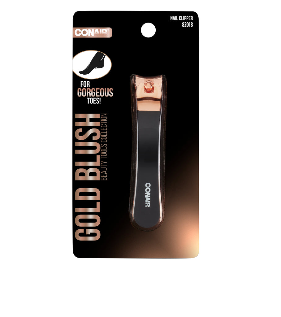 Large Nail Clipper Shiny Rose Gold With Soft Touch