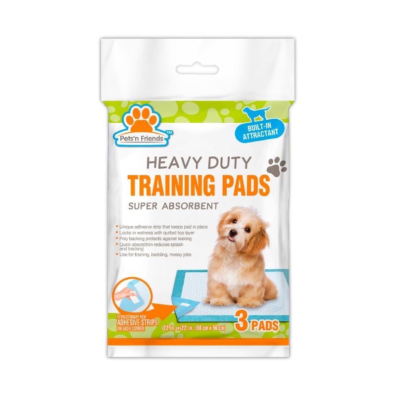 Training Pads- Heavy Duty With Built-In Attractant - 12/3 Ct.