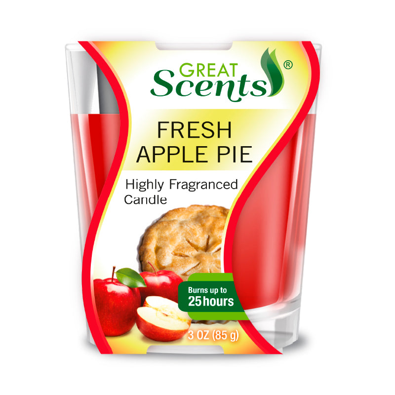 Fresh Apple Pie Scented Candle 3Oz
