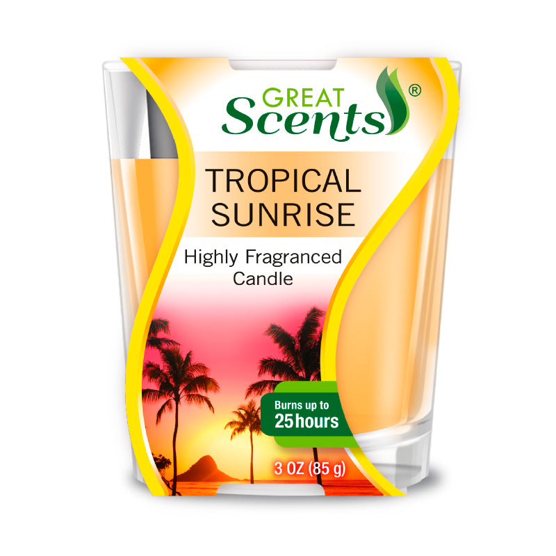 Tropical Sunrise Scented Candle 3Oz