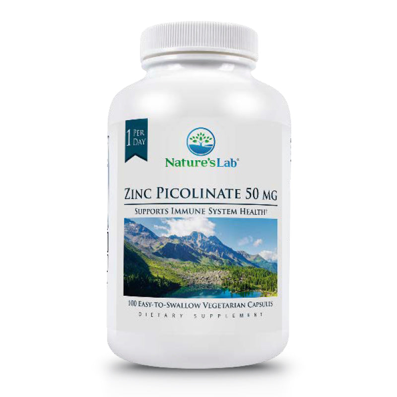 NL Zinc Picolinate 50mg 100 capsules