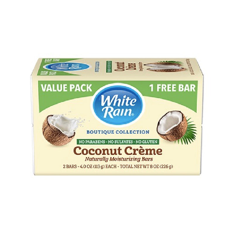 White Rain Boutique Collection Coconut Creme 2-Bar 4.0 Oz